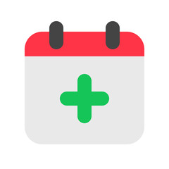 Obraz premium Editable vector add new calendar event icon. Part of a big icon set family. Perfect for web and app interfaces, presentations, infographics, etc