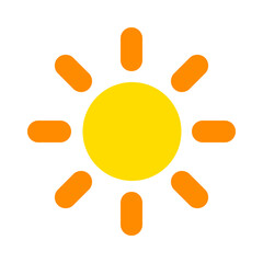 Editable vector sun sunlight icon. Part of a big icon set family. Perfect for web and app interfaces, presentations, infographics, etc