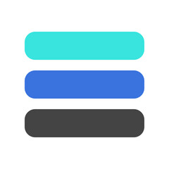 Editable vector row, list, menu icon. Part of a big icon set family. Perfect for web and app interfaces, presentations, infographics, etc