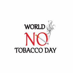 Naklejka premium A Global Endeavor on World No Tobacco Day