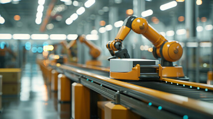 Industrial machinery such as conveyor belts, assembly lines, and robotic arms revolutionized factory operations, enabling faster production and higher output volumes