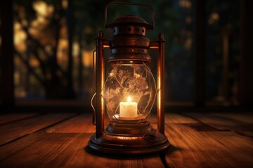 The Glow of an Old Lantern