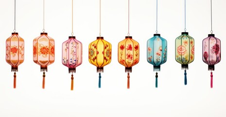 Colorful Paper Lanterns for Decoration