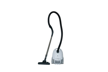 white vacuum cleaner isolated on white background