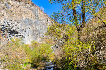 Azat river in Garni gorge (Kotayk province, Armenia)