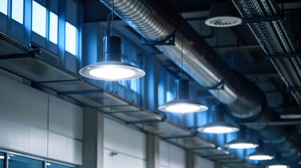 lighting retrofits often include the installation of occupancy sensors and programmable controls to reduce energy waste and optimize lighting levels in commercial buildings