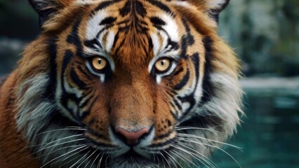 Fototapeta premium Write a scene where a character with tigers eye