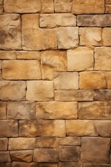 Obraz premium A photo of a brown brick wall with different shades of brown.