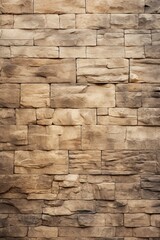 A photo of a brown brick wall with different shades of brown.