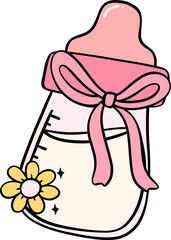 Groovy baby milk bottle