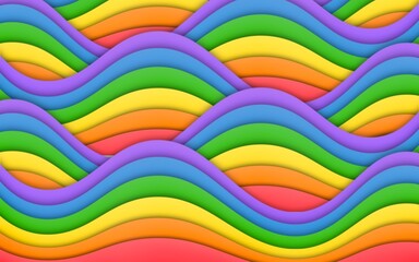 Abstract rainbow pride background, colorful background, for decoration, commercial, pride month theme