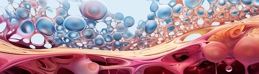 Crosssection diagram of human joint showing chondrocytes in cartilage, clear educational layout with zoom on cells