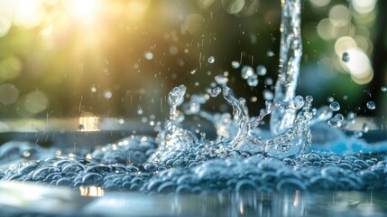 World Water Day serves as a powerful reminder to appreciate and protect the invaluable resource of water promoting conservation efforts and raising awareness about its importance for both c - Powered by Adobe