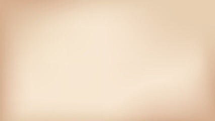 Beige nude gradient bg. Neutral warm color gradation background. Patel tan ivory graphic design wallpaper. Delicate minimalist fashion studio backdrop. Soft chocolate blur simple vector banner cover.