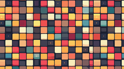 square seamless pattern in pixel art style