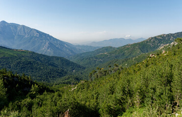 Naklejka premium Frankreich - Korsika - Zentralmassiv