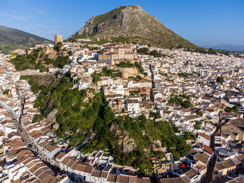 aerial view of the town, Martos, Ja&eacute;n province, Andalusia, Spain