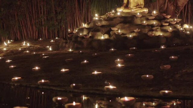 Visakha Bucha Day in Chiang Mai ,Thailand.