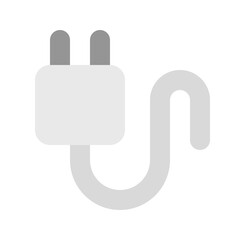 Editable vector charger cable icon. Part of a big icon set family. Perfect for web and app interfaces, presentations, infographics, etc