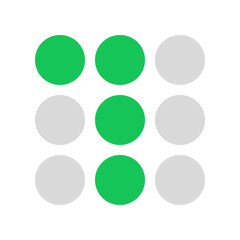 Editable vector pattern lock icon. Part of a big icon set family. Perfect for web and app interfaces, presentations, infographics, etc