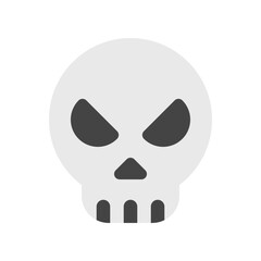 Editable vector danger skull icon. Part of a big icon set family. Perfect for web and app interfaces, presentations, infographics, etc