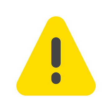 Editable vector alert warning danger triangle icon. Part of a big icon set family. Perfect for web and app interfaces, presentations, infographics, etc