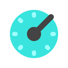 Editable vector speedometer icon. Part of a big icon set family. Perfect for web and app interfaces, presentations, infographics, etc