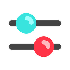 Editable vector slider setting configuration icon. Part of a big icon set family. Perfect for web and app interfaces, presentations, infographics, etc