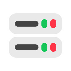 Editable vector server storage drive icon. Part of a big icon set family. Perfect for web and app interfaces, presentations, infographics, etc
