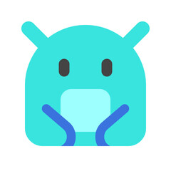 Editable vector robot icon. Part of a big icon set family. Perfect for web and app interfaces, presentations, infographics, etc