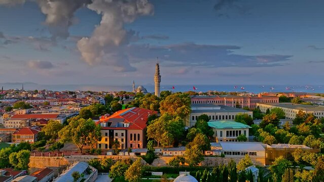 Aerial view from the Beyazıt tower