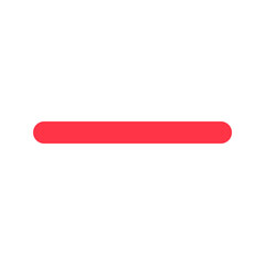 Fototapeta premium Vector minus negative subtract remove mark icon. Black, white background. Perfect for app and web interfaces, infographics, presentations, marketing, etc.