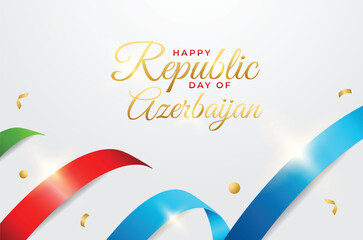 Azerbaijan Republic Day design illustration collection