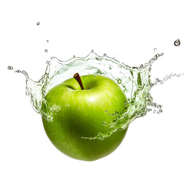 Apple water splash png apple splashing into water png apple into water splash png apple fall into water png apple water splash transparent background.
