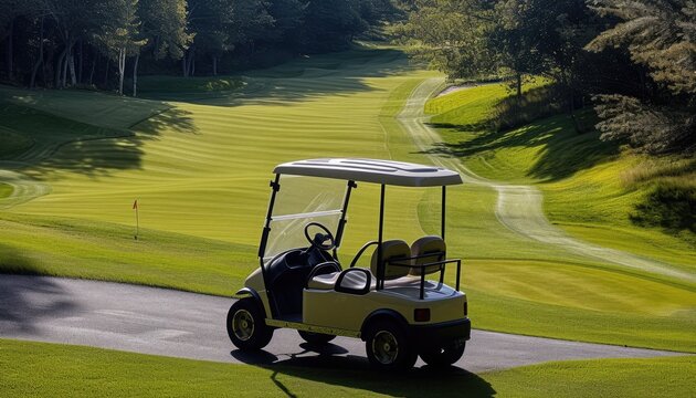 Explore the Luxury Golf Club in Style 🌟 | Club Golf Cart Buggy for Exclusive Rides