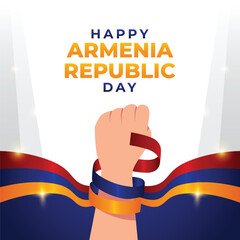 Armenia Republic day design illustration collection