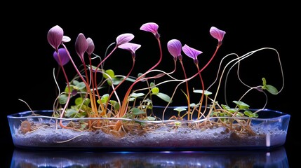 Realtime imaging of plant cell elongation, capturing growth in response to light, used in studies on phototropism
