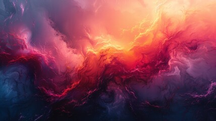 Fototapeta premium The image is a beautiful abstract painting with vibrant colors