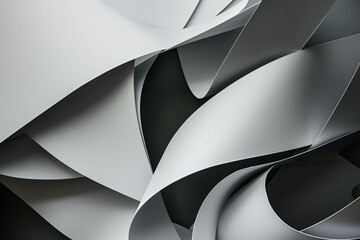 Abstract shapes overlapping in a monochromatic palette, abstract , background