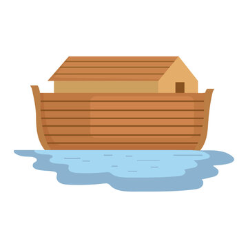 Noah ark icon clipart avatar logotype isolated vector illustration