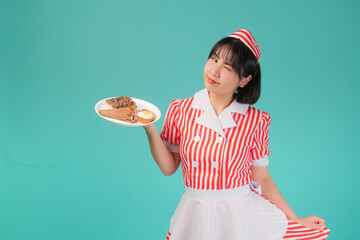 アメリカンダイナー風店員