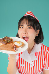 アメリカンダイナー店員風