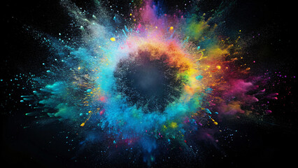 Fototapeta premium abstract splatter colorful background