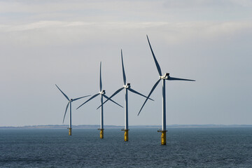 Sea based wind mills farm  © Maks