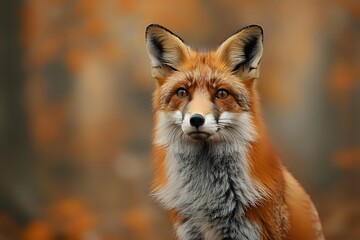 Obraz premium Red fox portrait