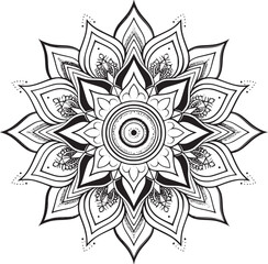 Mandala ornament illustration