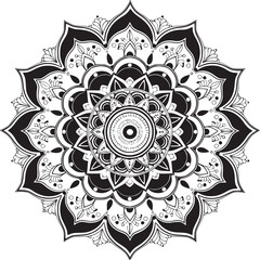 Mandala ornament illustration
