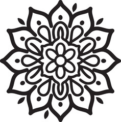 Mandala ornament illustration