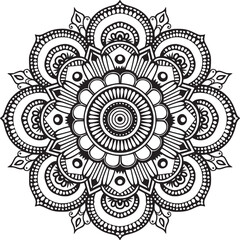 Mandala ornament illustration