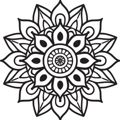 Mandala ornament illustration